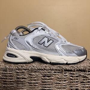 New Balance 530 Silver Mdtallic unisex US size 5.5 MR530TA